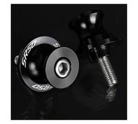 Motorcycle stand slider FOR SR50 2011-2025 6MM Motorcycle Accessories CNC Aluminum Swingarm Spools Slider Stand Screws(6MM Black LOGO)