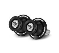 Motorcycle stand slider For V-Strom650 GSR 750 600 400 Burgman 400 650 125 200 HAYABUSA Motorcycle Swingarm Spools Rear Stand Screw Sliders(BURGMAN Black)