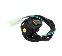 Motorcycle Start Stop Switch NO OFF Horn Button Normally Open Electrical Converter Compatible With ATV UTV And Similar Vehicles(Yellow)