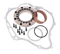 Motorcycle Starter Clutch Gear Assembly with Gasket Compatible with XVS1100 Drag, XVS1100 V, Silverado BT1100, and Bulldog Models(1 Set)