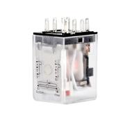 Motorcycle Starter Solenoid For MY2P HH52P MY2NJ MY2N-J MY2N-GS Switch With Socket Base LED AC DC Coil IntermedIate Relay Solenoid Starter Relay