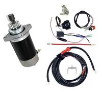 Motorcycle Starter Solenoid For Outboard Motor 4 Stroke 9.9HP F9.9JMH 6AUK With Starter Rectifier Relay Battery Cable Start Bottum Electric Start Kit