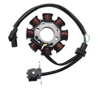 Motorcycle Stator Coil Compatible With Suzuki For FU125 For Raider125 For FU150 32101-47E00 Motorcycle Generator Stator Coil Motorbike Magneto Stator Plate Ignition Coil