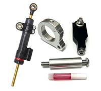 Motorcycle Steering absorber Compatible With Forza 350 2021 2022 2023 Motorcycle Modified Size Base Stable Directional Damper Bracket Motorbike Absorber Stabilizer