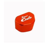 Motorcycle steering button For Super CUB C70 90 110 C125 Accessorie Mototcycle CNC Switch Button Turn Signal Key Cap(Orange)