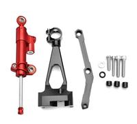 Motorcycle Steering Damper Bracket Stabilizer Support For Ya&ma&ha For MT09 2013-2020 Motorcycles Absorber Stabilizer Adjustable Linear Stabilizer(Red-B)