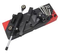 Motorcycle Steering Damper For CB1000R CB 1000R 1000 R 2008-2016 Stabilizer Damper Motorcycle Steering Mount Bracket Support Kit Stabilizer(B 4)