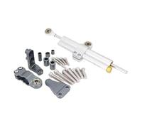 Motorcycle Steering Damper Motorcycles Directional Shock Damper Shock Absorber Stabilizer Steering Dampers For Aprilia For RS660 2021-2023(Silver-A)