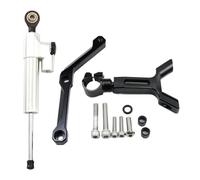 Motorcycle Steering Damper Stabilizer Bracket Mounting For Tr&iumph For STREET TRIPLE 765 S/R RS 2017-2023 Motorcycle Stabilizer(Silver)