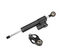 Motorcycle Steering Damper Stabilizer Universal Aluminum Adjustable Safety Control for Motorbike Scooter Dirt Bike ATV 600CC Black 256mm