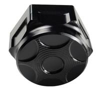 Motorcycle Steering Stem Nut Bolt, 21mm Size, Compatible with All Motorcycles, Black/Silver/Red/Gold/Blue