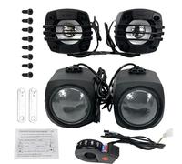 Motorcycle Stereo - Handlebar Speaker Audio System, Portable Hifi Amplifier Kit, Waterproof Sound Unit, Control Mount | Enhanced Riding Audio, ATV Outdoor Music System For Travel Adventure Use