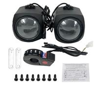 Motorcycle Stereo System - Audio Steering Speaker, Motorcycle Sound Kit, HiFi Sound Waterproof Amplifier System for Biker Men Women for Riding Strips Outdoor Ride with Remote Stars