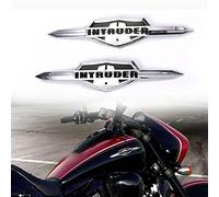 Motorcycle Sticker Gas Tank Emblem Badge Chrome Fuel Tank Decal For Suzuki Intruder VL400 VL800 LC1500 Volusia Decorate