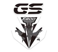 Motorcycle Sticker Side Fuel Tank Pad for BMW F800GS F800 F 800 GS GSA ADV Adventure F800 GS 2013-2019 Tank Pad Stickers Decal Oil Fuel Decals(Titanium,X-2)