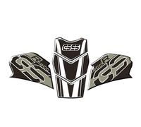Motorcycle Sticker Side Fuel Tank Pad for BMW R 1200 GS ADV GSA1200 R1200GS Adventure 2005-2012 Tank Pad Protector Decal Oil Fuel Decals(Titanium,X-2)