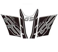 Motorcycle Sticker Side Fuel Tank Pad for BMW R1200GS R 1200GS R1200 GS 2005-2012 Body Gas Pads Knee Grip Traction Protector Oil Fuel Decals(Titanium,X-1)