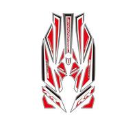Motorcycle Sticker Side Fuel Tank Pad for BMW S1000RR S1000 RR 2009-2018 Transparent Gel Rear Fairing Body Protection Decals Oil Fuel Decals(2015-2018 B)