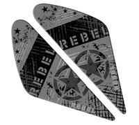 Motorcycle Sticker Side Fuel Tank Pad for CMX300 CMX500 Reble CM CMX 125 250 300 500 1100 2018-2021 Knee Grip Decals Oil Fuel Decals(White,X-2)