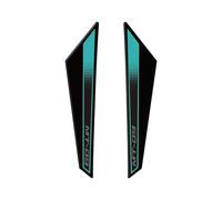 Motorcycle Sticker Side Fuel Tank Pad for MT 09 MT-09 2024 Gel Side Knee Tank Pads Fairing Stickers Protection Decal Kit Oil Fuel Decals(Green,X-4)