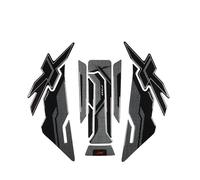 Motorcycle Sticker Side Fuel Tank Pad for NC750X NC 750X 2021 2022 2023 Resin Sticker Gas Tank Pad Decal Non-Slip TankPad Gas Traction Pads(Black 1)