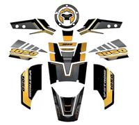 Motorcycle Sticker Side Fuel Tank Pad for Suzuki V-Strom 1050 XT 2022 Gel Resin Gas Tank Pads Stickers Decals Kit Oil Fuel Decals(X-1)