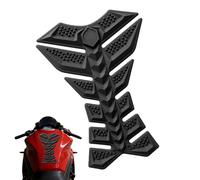 Motorcycle Stickers - 3d Fish Bone Design for Eye-Catching Appearance, High Adhesion with Weather Resistant Material, Motorcycle Decorative Decals for Street Bike Car Custom Modification 6x2 Inches