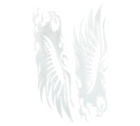 Motorcycle Stickers, Car Decals, Eagle Design, Vintage Reflective, Waterproof Self-Adhesive Patch, 9.06x5.71 Inches Large Size, Ideal for Vehicles, Bike, Scooter, Dirt, Laptop, Truck Decoration