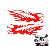 Motorcycle Stickers, Car Decals, Eagle Design, Vintage Reflective, Waterproof Self-Adhesive Patch, 9.06x5.71 Inches Large Size, Ideal for Vehicles, Bike, Scooter, Dirt, Laptop, Truck Decoration