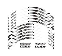 Motorcycle Stickers Reflective Wheel 12 X Thick Edge Outer Rim Sticker For Kawasaki Z900 Z 900 Spare Parts(Type B)
