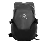 Motorcycle Storage Bag - Ergonomic Motorcycle Backpack, Motorcycle Storage Bag with Reflective Logo, for Competitions, Daily Rides, Commuting, Travel, Exploration, black, see