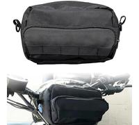 Motorcycle Storage Bag for Eahora E-Dirt 60V | 20% Thicker motorcycle handlebar bag for daily touring. Waterproof zipper secures gear. Expandable Molle system.