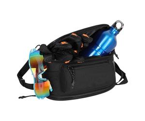 Motorcycle Storage Pouch - Oxford Cloth Material, Clear Window Design, Smooth Zipper Closure, Compact Carry Structure, Adjustable Shoulder Strap | for Daily Riding Navigation Storage Travel