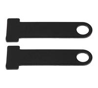 Motorcycle Strap D-Ring Lock, Fydun Strap D-Ring Lock Stainless Steel Motorcycle Universal Modification Accessory(Black) Helmet Lock for Motorcycle