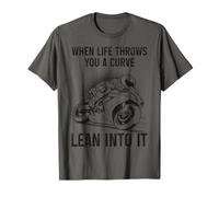 Motorcycle Street Bike Racing Sport Funny Lean Into It Biker T-Shirt