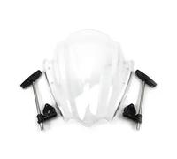 Motorcycle Street Bikes Windscreen Windshield Visor For FZ1 FZ1N FZ6 S2 FZ8 FZ8N FZ 1 6 8 2001-2015 Wind Shield Screen Wind Deflector Windscreen Windshield(CLEAR)