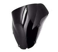 Motorcycle Street Double Bubble Windshield For Honda CBR900RR CBR 929 929RR 2000-2001 (Black)