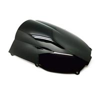 Motorcycle Street Double Bubble Windshield Windscreen For Kawasaki NINJA ZX6R ZX 6R 636 2000 2001 2002 (Black)