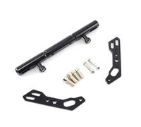 Motorcycle Strengthen CNC Multifunctional Cross Bar Adjustable Handlebar Balance Lever GPS Phone Holder For XMAX 250 300 Stabilizers(Black)