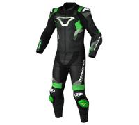 Motorcycle Suit Leather Man Macna Armadyl 2pc Black / Green