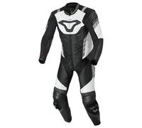 Macna Varshall perforated One Piece Motorcycle Leather Suit, black/white, size 50