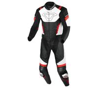 Motorcycle Suit Leather Man Macna Varshall 2 pc Black / Red