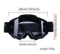 Motorcycle Sunglasses Men Motocross Safety Protective MX Night Vision Helmet Goggles vintage Driving Glasses(3)