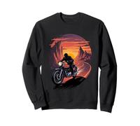 Motorcycle Sunset Journey Ride Into The Horizon Sweatshirt