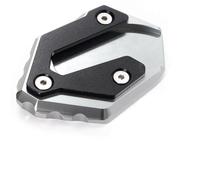 Motorcycle Support Plate For Ya&ma&ha For XSR700 XSR 700 Xsr 2014-2023 Motorcycle CNC Side Stand Enlarge Extension And Tire Valve Air Caps(A set titanium)