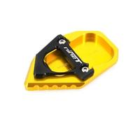 Motorcycle Support Stand Plate Motorcycle CNC Kickstand Foot Side Stand Extension Pad For R Nine T RnineT 2017-2023 2024(Gold)