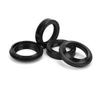Motorcycle Suspension Oil Components | 4Pcs Rubber Protective Covers with Garter Spring | Compatible with CBR250 / CBR19 / NC22 / VT250 / GZ150 - A / GZ125HS / CQR250 | Front