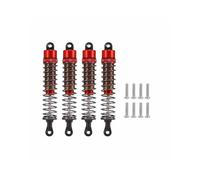 Motorcycle Suspension Oil Filled Shock Absorbers, 52-120mm, 4 Pieces, For 1/10 RC Cars, Monster Trucks, Buggy, Touring Shock Absorber(Red 100mm)