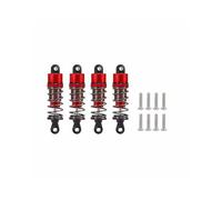 Motorcycle Suspension Oil Filled Shock Absorbers, 52-120mm, 4 Pieces, For 1/10 RC Cars, Monster Trucks, Buggy, Touring Shock Absorber(Red 62mm)