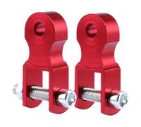Motorcycle Suspension Riser - Adjustable Shock Extender Kit, 2X Heightening Pad Device | Rear Shock Absorber Extension with Screws for Bike Height Adjustment and Smooth Ride Handling Improvement